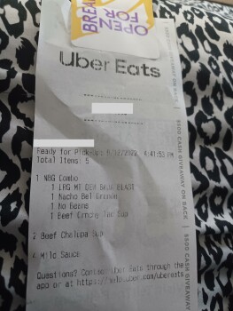 مراجعة المستهلك - سلامة الغذاء Taco Bell, Glenway Avenue, Cincinnati, OH, USA Food smell and taste like cleaning supplies صورة فوتوغرافية #1