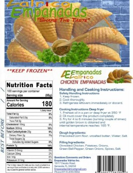 食品召回 Empanadas Valrico beef & chicken empanadas - recalled due to production without the benefit of inspe... 照片 #4