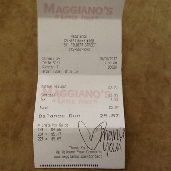 Maggiano's Little Italy, Filbert Street, Philadelphia, PA, United States photo #1