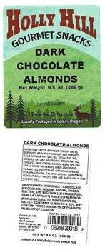نذكر الطعام Holly Hill Dark Chocolate Almonds - recalled due to Undeclared Milk Momyer Distribution Inc of Salem... صورة فوتوغرافية #1