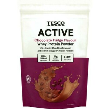 Reclame de Alimentos Tesco Active Flavoured Whey Protein products -  recalled due to small pieces of metal Tesco is recal... foto #2