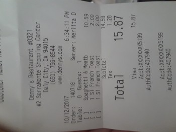 dennys' 2 Serra Monte, Daly City, California 94015, United States photo #1