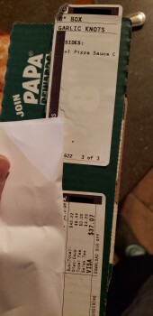 Consumer Review - Food Safety Papa Johns Pizza, Rhea County Highway, Dayton, TN, USA On Sunday October 15, 2022 my wife and daught... photo #3