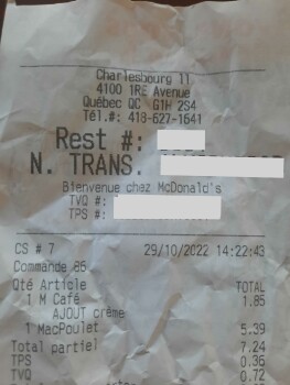 McDonald's, 4100 1re Avenue, Charlesbourg, QC, Canada Foto #1