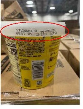 Food Recall NESTLE® TOLL HOUSE® Edible Chocolate Chip Cookie Dough Tub - recalled due to the presence of soft pl... Foto #2