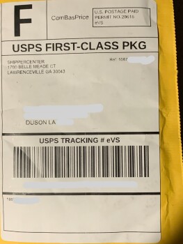 Received empty envelope photo #1