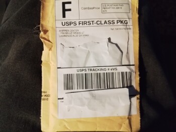 Received empty envelope photo #1