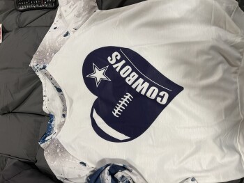 Verbrauchersicherheitsbericht Shirt ordered My husband ordered me a Dallas cowboy shirt and it DOES NOT look like the picture on l... Foto #1