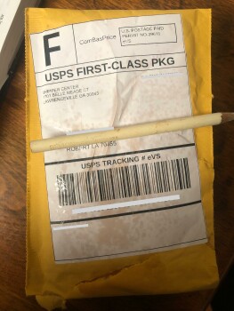 An empty padded mail envelope photo #1