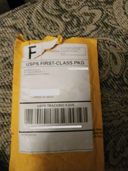 Received an empty package. 4x6 envelope 照片 #1