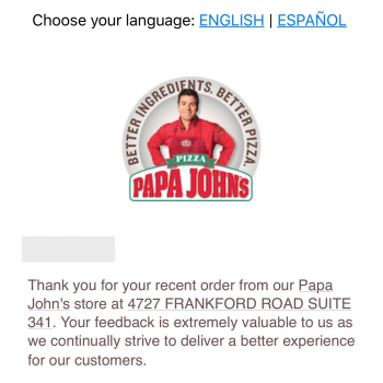 Papa John's Pizza, Frankford Road, Dallas, TX, United States photo #1