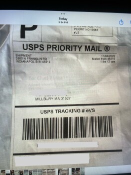 Consumer Safety Report Received package with 2 Northface jackets that were counterfeit and need to return label and get cre... photo #3