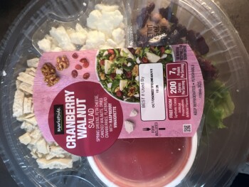 消费者评论 - 食品安全 Walmart Supercenter, Texas 34, Quinlan, TX, USA 11/13,  Market side Salad Kit from there E.Coli Hosp... 照片 #1