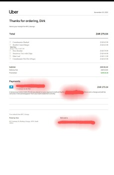 Avaliação do consumidor - Segurança alimentar KFC George, Courtenay Street, Bodorp, George, South Africa I bought a bunch of different of their me... foto #1