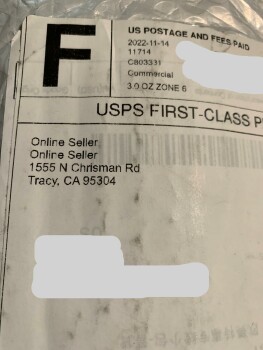 package received I did not order foto #1