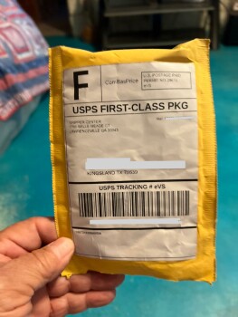 Empty package received photo #1