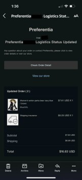 Rapport de sécurité du consommateur I ordered from this and have not received the packages I received a package from this place and I ha... photo #1