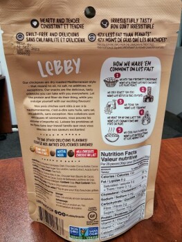 نذكر الطعام Lebby Dark Chocolate Chickpea Snacks recalled due to undeclared milk The affected product is being r... صورة فوتوغرافية #2