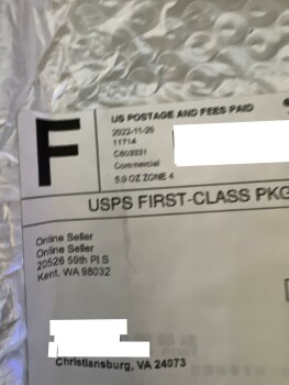 Informe de seguridad del consumidor Unordered Pen I received a Dolin pen set    Did not order it.
I'm in Christiansburg, VA foto #2