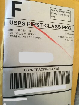 I received an empty bubble envelope 照片 #1