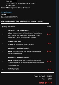 Domino's Pizza, 1336 S Military Trail, West Palm Beach, FL 33415, USA photo #1