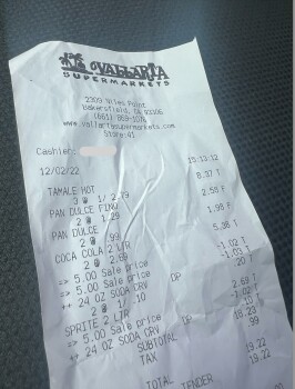 Consumer Review - Food Safety Vallarta Supermarkets, Niles Street, Bakersfield, CA, USA Bought cheese and rajas tamales from the d... photo #3