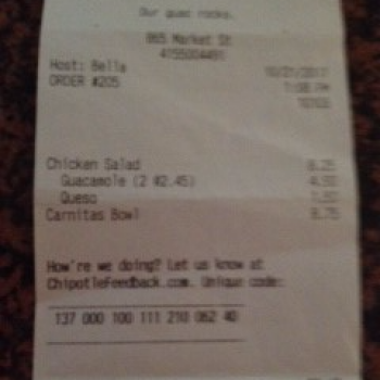 Chipotle Mexican Grill, 865 Market Street, San Francisco, CA, United States photo #1