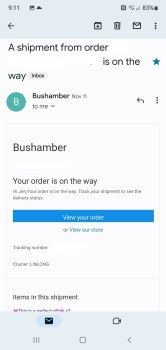 Missing package invalid tracking photo #1