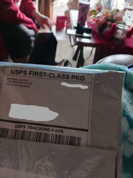 Received empty package photo #1