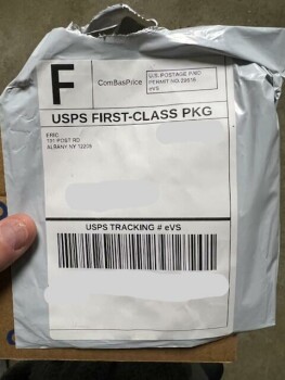 Informe de seguridad del consumidor I received a small piece of cardboard from and unknown sender out of NY. I received a 5” x 5” cut ou... foto #3