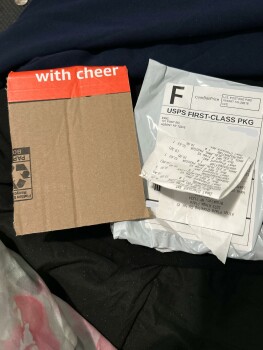 Blank card board Foto #1