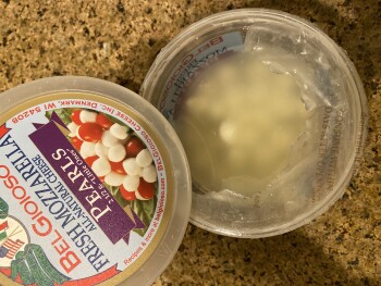 Consumer Review - Food Safety Wegmans, Corporate Park Drive, Harrison, NY, USA Bel Gioioso Fresh Mozzarella Pearls photo #1