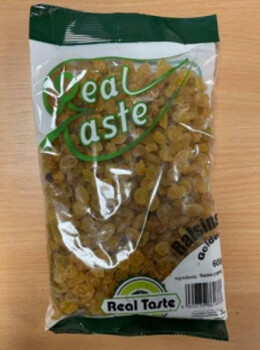 Real Taste Golden Raisins and Real Taste Mixed Nuts - recalled due to undeclared sulphites Father Fa... photo #1