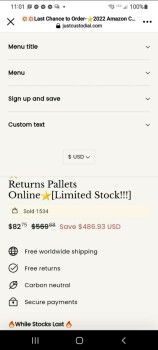 Informe de seguridad del consumidor justcustodial.com Scam I ordered two pallets of misc. product ... total amount of 178.49 from justcu... foto #3