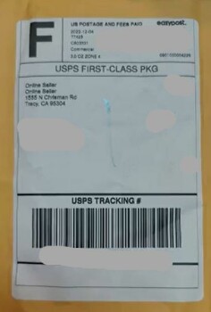 I just received an empty bubble menela envelope 照片 #1