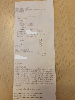 package lost that was delivered 照片 #1