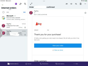消费者安全报告 Received 2 stocking hats I did not order I ordered 2 lamp posts from TopTvs Ordered on Dec 11 2022 a... 照片 #3