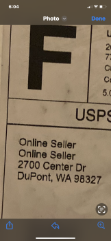 消费者安全报告 A package  that I didn’t order I received a package of a pen from 700 Center Dr, Dupont, WA 98327 th... 照片 #2