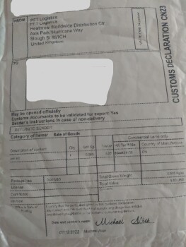 I ordered a game machine online at $50 but have been sent a pen صورة فوتوغرافية #1