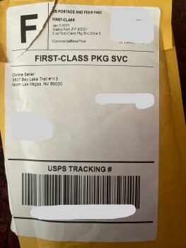 Fraudulent empty envelope 照片 #1