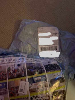 Package containing chair cover need to return photo #1