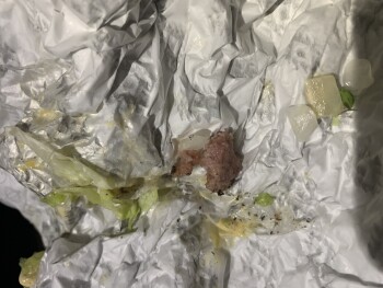 Avaliação do consumidor - Segurança alimentar Del Taco, 14th Avenue Southeast, Albany, OR, USA Ordered a double del burger this afternoon at about... foto #1