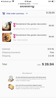 消费者安全报告 Undelivered Package Dandelion wire garden sculptures x2 ordered and paid for but not delivered (wond... 照片 #1