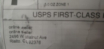 An online seller item I did not order photo #1