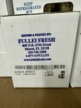 Food Recall Fullei Fresh Alfalfa Sprouts - recalled due to E. coli Fullei Fresh is voluntarily recalling Alfalfa... Foto #2