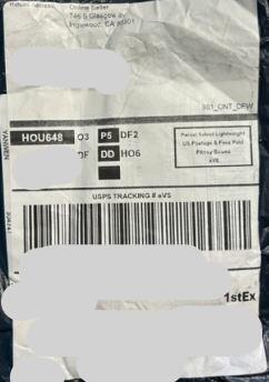 receiving a package from this address I did not order. The package is emty. photo #1