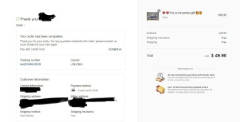 消费者安全报告 Package that I did not order Ordered a crafting cabinet and got an ugly scarf. Reached out to custom... 照片 #5