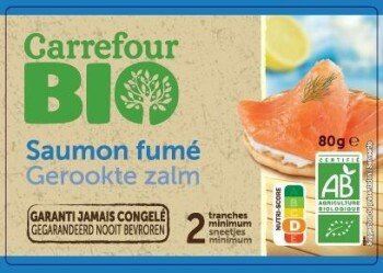 Food Recall Carrefour BIO smoked salmon - recalled due to Listeria RappelConso issued a recall of Carrefour BIO... photo #1