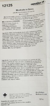 食品召回 Apetito HFS & Heart to Home Meals Meatball products - recalled due to allergens The affected product... 照片 #2