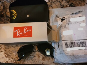 I received Ray Ban sunglasses that I didn't order. photo #1